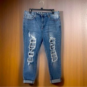 S.O.N.G. Perfect Super High Rise Skinny Ankle Denim Jeans Size 17/33